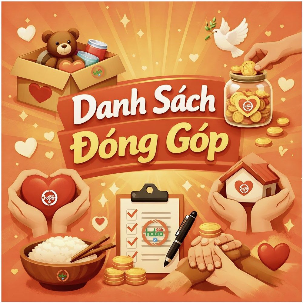 DANH SÁCH ĐÓNG GÓP MTQ TRÊN 34 TỈNH THÀNH VIỆT NAM